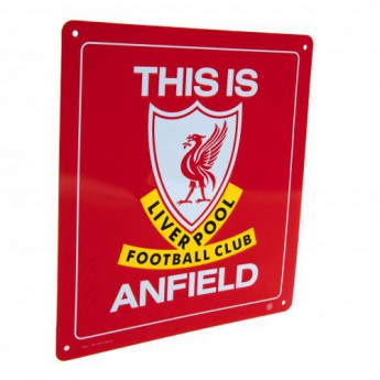 FC Liverpool fali tábla This is Anfield Sign