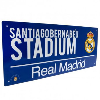 Real Madrid fém tábla Street Sign BL