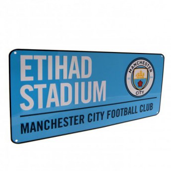 Manchester City fali tábla Street Sign BL