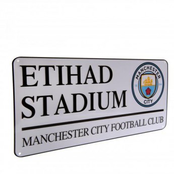 Manchester City fali tábla Street Sign