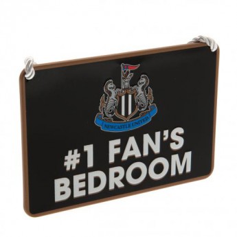 Newcastle United hálószoba tábla Bedroom Sign No1 Fan