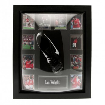 Legendák bekeretezett futballcipő FC Arsenal Wright Signed Boot (Framed)