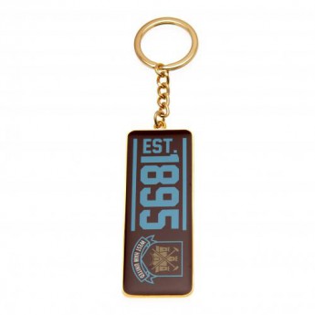 West Ham United kulcstartó Keyring EST