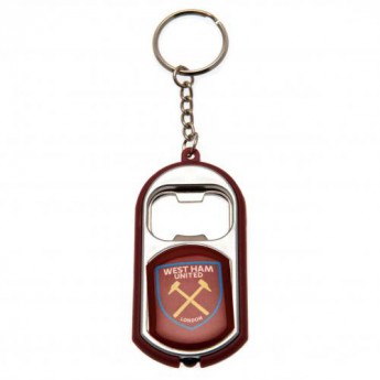 West Ham United kulcstartó üveg nyitóval Key Ring Torch Bottle Opener