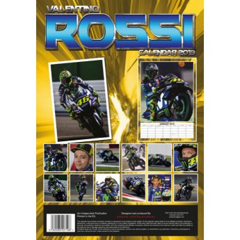Valention Rossi naptár 2019 (29,7 x 42 cm) A3