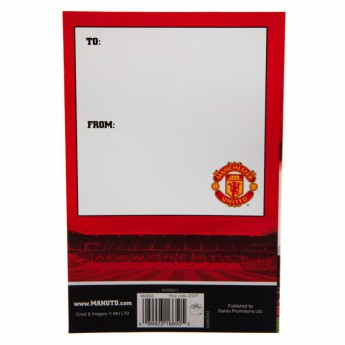 Manchester United születésnapi köszöntő Pop-Up Birthday Card