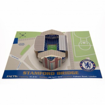 FC Chelsea születésnapi köszöntő Pop-Up Birthday Card