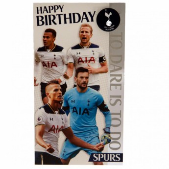 Tottenham születésnapi köszöntő Birthday Card Players