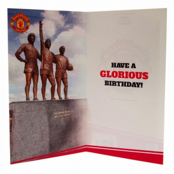 Manchester United születésnapi köszöntő Birthday Card Dad