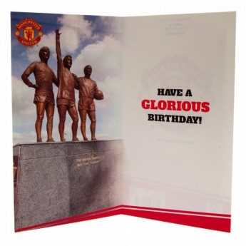 Manchester United születésnapi köszöntő Birthday Card Dad