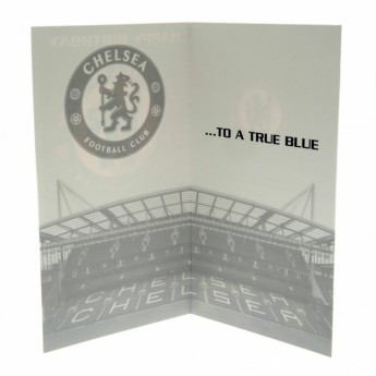 FC Chelsea születésnapi köszöntő Birthday Card