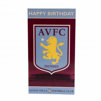 Aston Villa születésnapi köszöntő Birthday Card