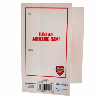FC Arsenal születésnapi köszöntő Birthday Card