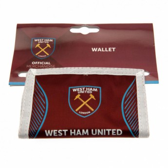 West Ham United nylonból készült pénztárca Nylon Wallet logo