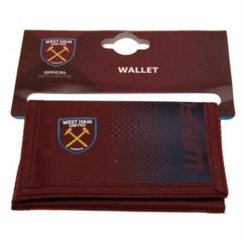 West Ham United nylonból készült pénztárca Nylon Wallet