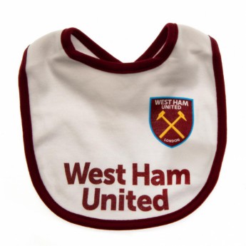 West Ham United gyerek nyálazó előke 2 Pack Bibs
