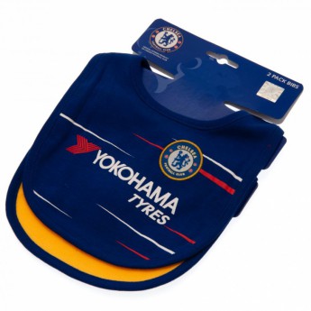 FC Chelsea gyerek nyálazó előke 2 Pack Bibs NR