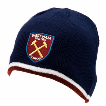 West Ham United télisapka Reversible Knitted