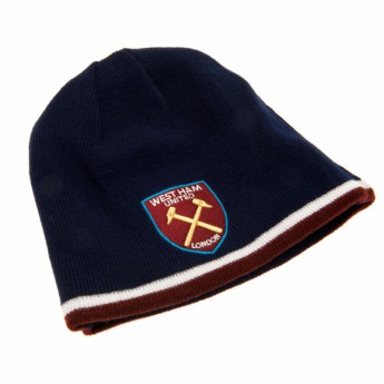 West Ham United télisapka Reversible Knitted