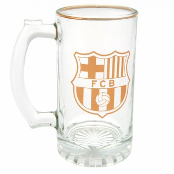 FC Barcelona poharak Glass Tankard gold