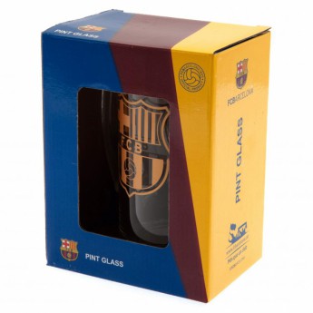 FC Barcelona poharak Glass Tankard gold