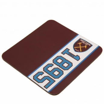 West Ham United bögre Mug and Coaster Set