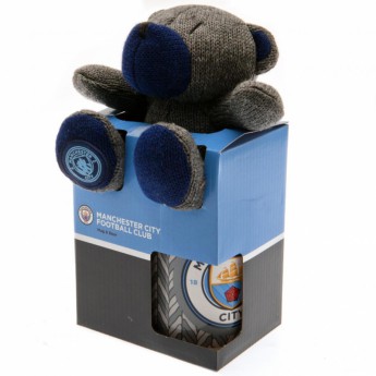 Manchester City bögre szett és plüss medve Mug and Bear Set