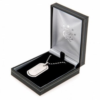 FC Rangers nyaklánc dögcédulával Framed Dog Tag & Chain