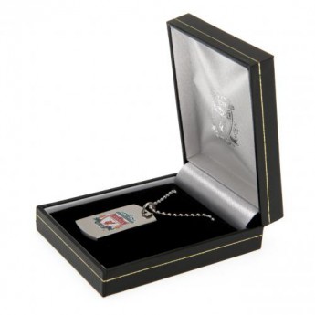 FC Liverpool nyaklánc dögcédulával Colour Crest Dog Tag & Chain