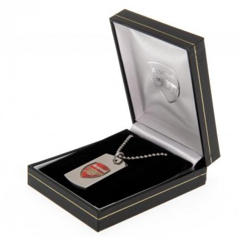 FC Arsenal nyaklánc dögcédulával Colour Crest Dog Tag & Chain