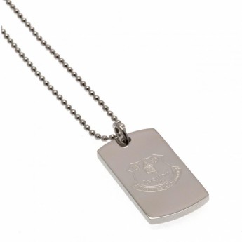 FC Everton nyaklánc dögcédulával Engraved Dog Tag & Chain