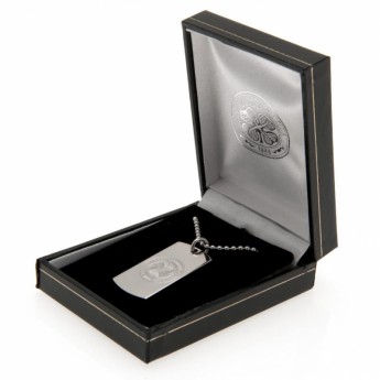 FC Celtic nyaklánc dögcédulával Engraved Dog Tag & Chain