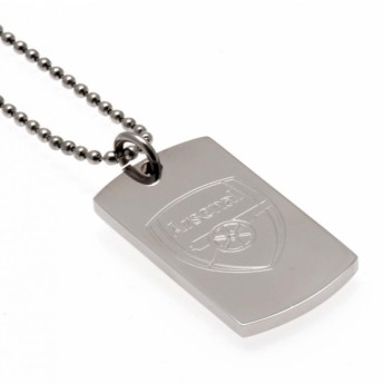 FC Arsenal nyaklánc dögcédulával Engraved Dog Tag & Chain