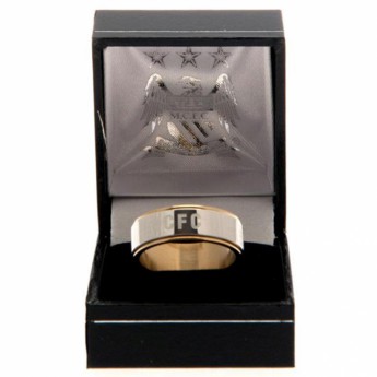 Manchester City gyűrű Bi Colour Spinner Ring Large EC