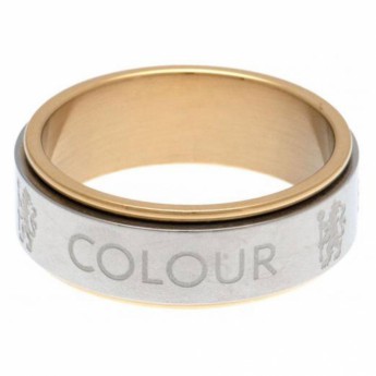 FC Chelsea gyűrű Bi Colour Spinner Ring Large
