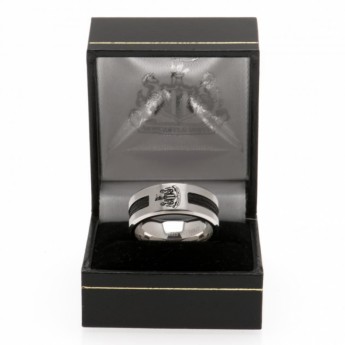 Newcastle United gyűrű Black Inlay Small