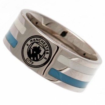 Manchester City gyűrű Colour Stripe Ring Large