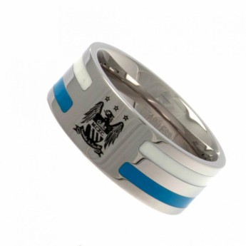 Manchester City gyűrű Colour Stripe Ring Medium EC