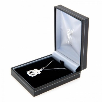 FC Liverpool nyaklánc medállal Sterling Silver Pendant & Chain CR