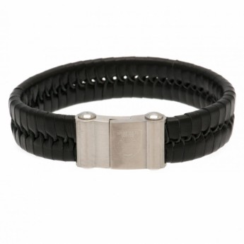 West Ham United bőr karkötő Single Plait Leather Bracelet