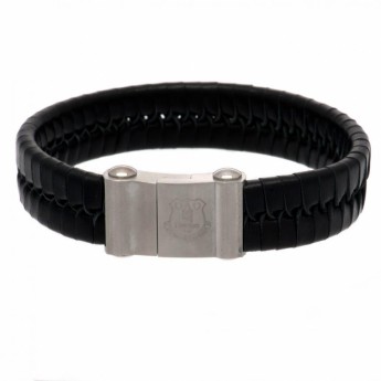 FC Everton bőr karkötő Single Plait Leather Bracelet