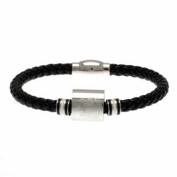 Newcastle United bőr karkötő Colour Ring Leather Bracelet