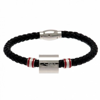 FC Liverpool bőr karkötő Colour Ring Leather Bracelet
