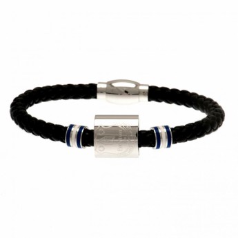 FC Everton bőr karkötő Colour Ring Leather Bracelet
