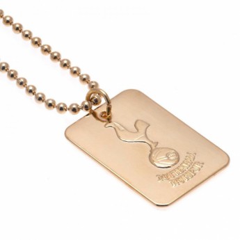 Tottenham nyaklánc dögcédulával Gold Plated Dog Tag & Chain