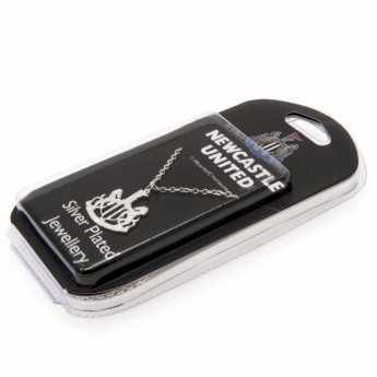 Newcastle United nyaklánc medállal Silver Plated Pendant & Chain
