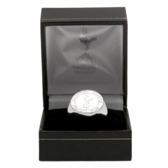 Tottenham gyűrű Silver Plated Crest Ring Small