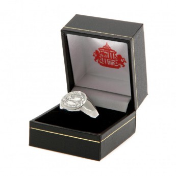 Sunderland gyűrű Silver Plated Crest Ring Small