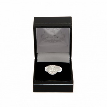 FC Everton gyűrű Silver Plated Crest Ring Small