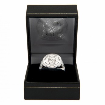 FC Celtic gyűrű Silver Plated Crest Small